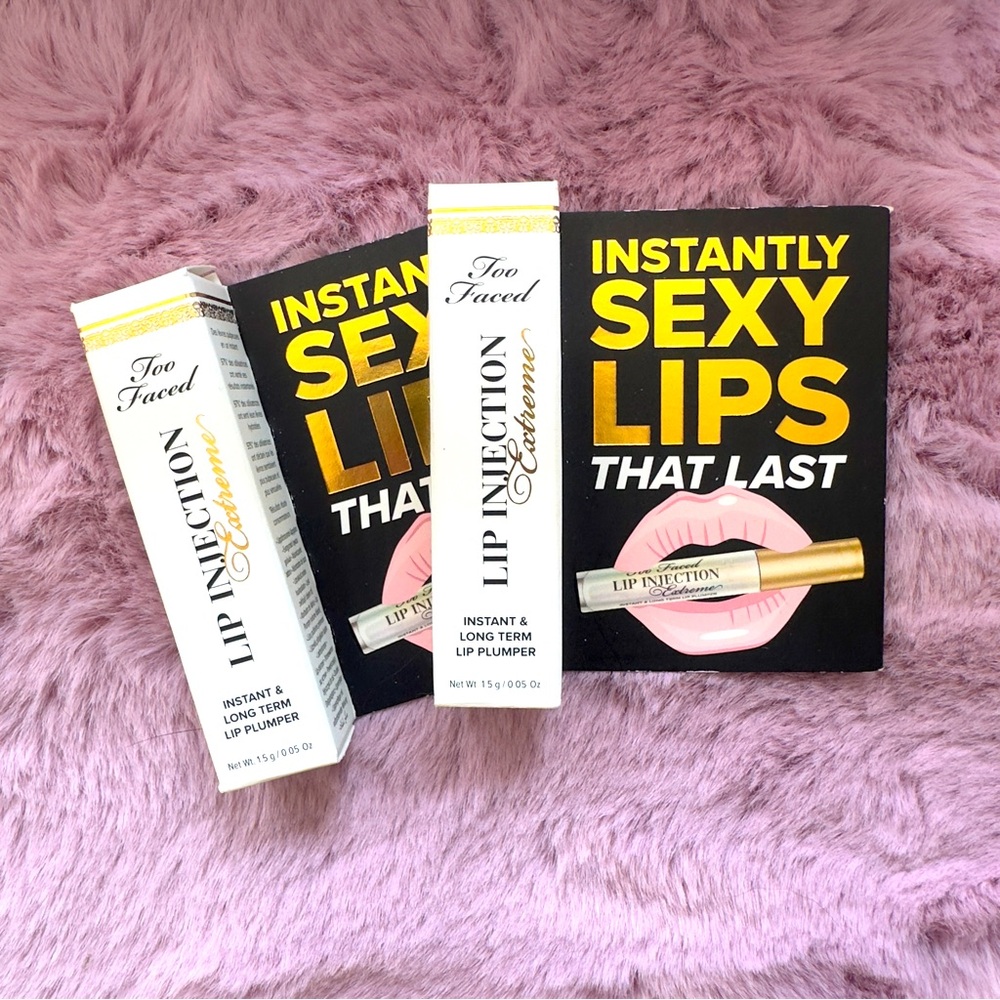 Too Faced Lip Injection Extreme – Mini Size – Brand New & Sealed (set of 2)